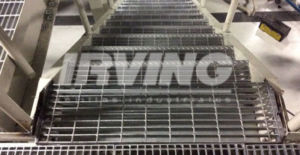 Irving escalones de acero